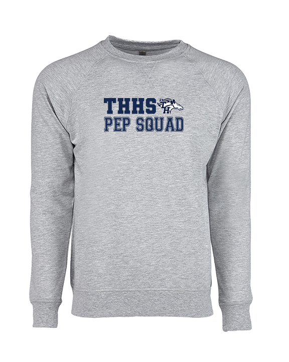 Trabuco Hills HS Song Cheer Pep Squad Logo 2 - Crewneck Sweatshirt