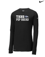 Trabuco Hills HS Song Cheer Pep Squad Logo 2 - Mens Nike Longsleeve