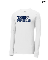 Trabuco Hills HS Song Cheer Pep Squad Logo 2 - Mens Nike Longsleeve