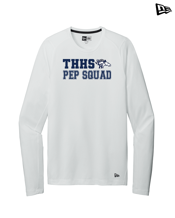 Trabuco Hills HS Song Cheer Pep Squad Logo 2 - New Era Performance Long Sleeve