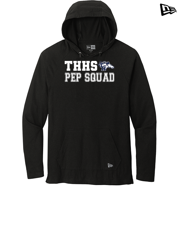 Trabuco Hills HS Song Cheer Pep Squad Logo 2 - New Era Tri-Blend Hoodie