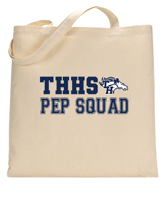 Trabuco Hills HS Song Cheer Pep Squad Logo 2 - Tote