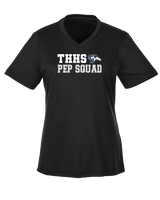 Trabuco Hills HS Song Cheer Pep Squad Logo 2 - Womens Performance Shirt