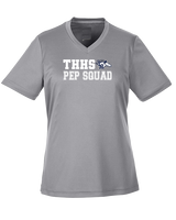 Trabuco Hills HS Song Cheer Pep Squad Logo 2 - Womens Performance Shirt