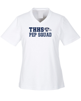 Trabuco Hills HS Song Cheer Pep Squad Logo 2 - Womens Performance Shirt