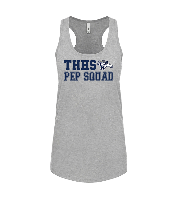 Trabuco Hills HS Song Cheer Pep Squad Logo 2 - Womens Tank Top