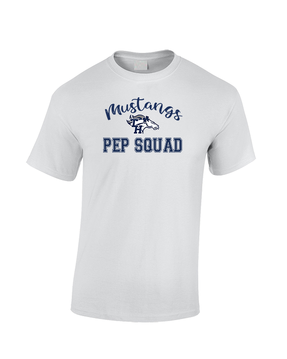 Trabuco Hills HS Song Cheer Pep Squad Logo 3 - Cotton T-Shirt