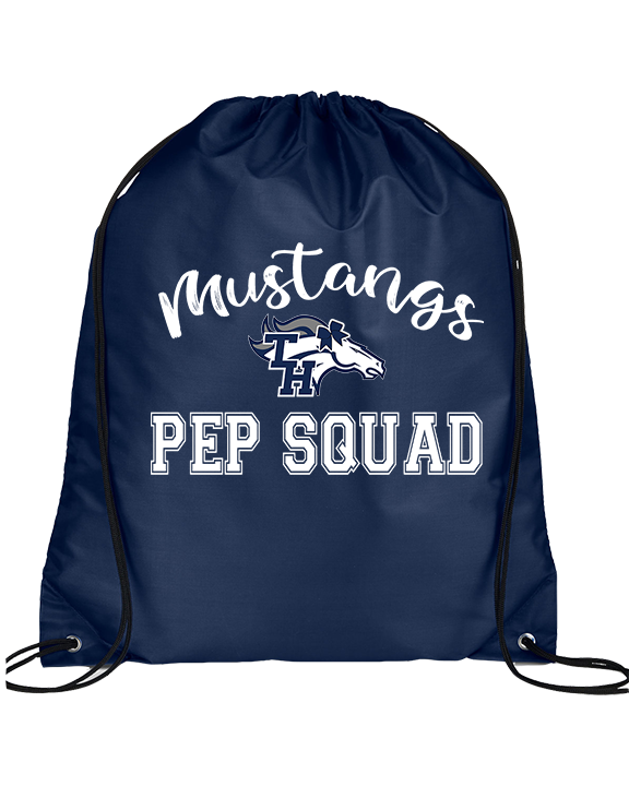 Trabuco Hills HS Song Cheer Pep Squad Logo 3 - Drawstring Bag