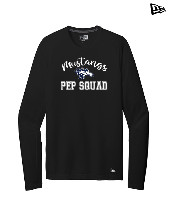 Trabuco Hills HS Song Cheer Pep Squad Logo 3 - New Era Performance Long Sleeve