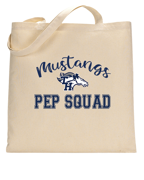 Trabuco Hills HS Song Cheer Pep Squad Logo 3 - Tote