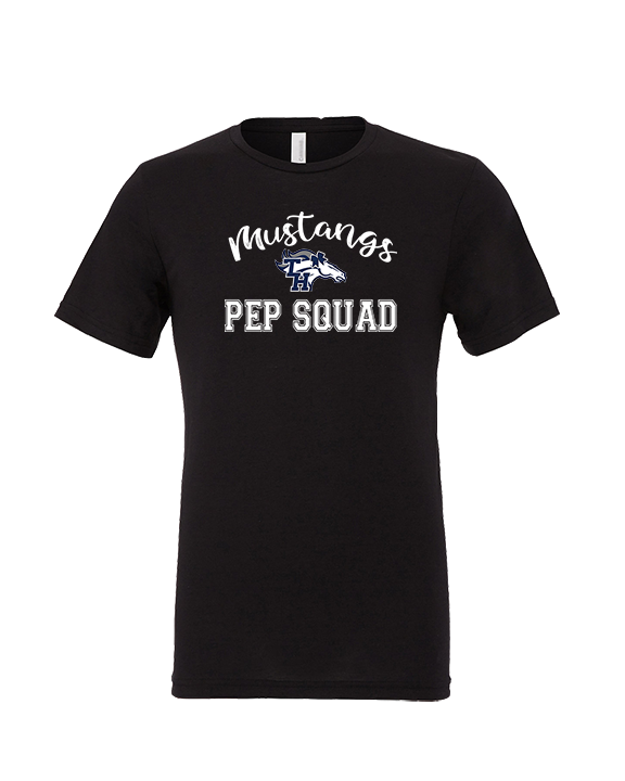 Trabuco Hills HS Song Cheer Pep Squad Logo 3 - Tri-Blend Shirt