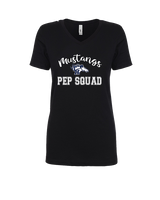 Trabuco Hills HS Song Cheer Pep Squad Logo 3 - Womens Vneck