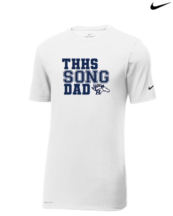 Trabuco Hills HS Song Dad 2 - Mens Nike Cotton Poly Tee