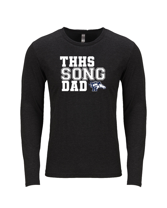 Trabuco Hills HS Song Dad 2 - Tri-Blend Long Sleeve