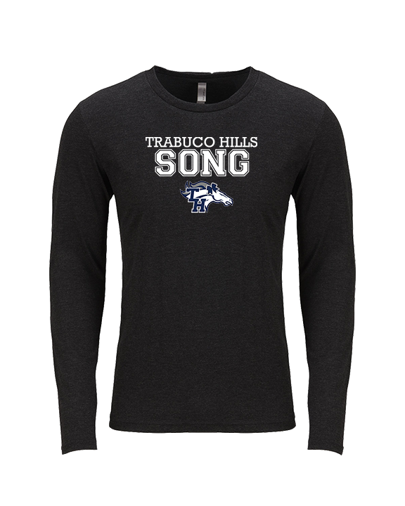 Trabuco Hills HS Song Logo - Tri-Blend Long Sleeve