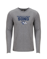 Trabuco Hills HS Song Logo - Tri-Blend Long Sleeve