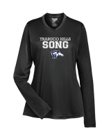 Trabuco Hills HS Song Logo - Womens Performance Longsleeve