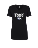 Trabuco Hills HS Song Logo - Womens Vneck