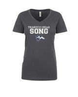 Trabuco Hills HS Song Logo - Womens Vneck