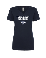 Trabuco Hills HS Song Logo - Womens Vneck