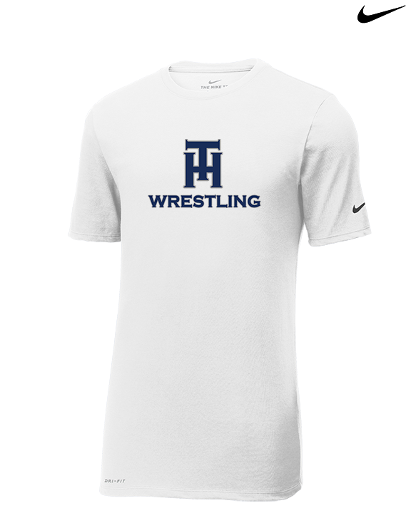 Trabuco Hills HS Wrestling TH Mustangs - Mens Nike Cotton Poly Tee