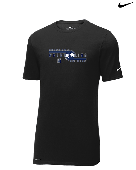 Trabuco Hills HS Wrestling TH Rule the Mat - Mens Nike Cotton Poly Tee