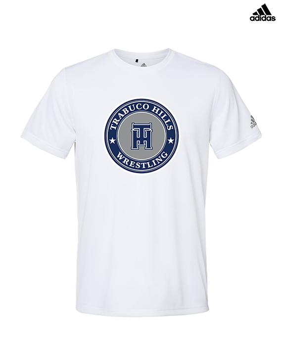 Trabuco Hills HS Wrestling TH Wrestling Circle - Mens Adidas Performance Shirt