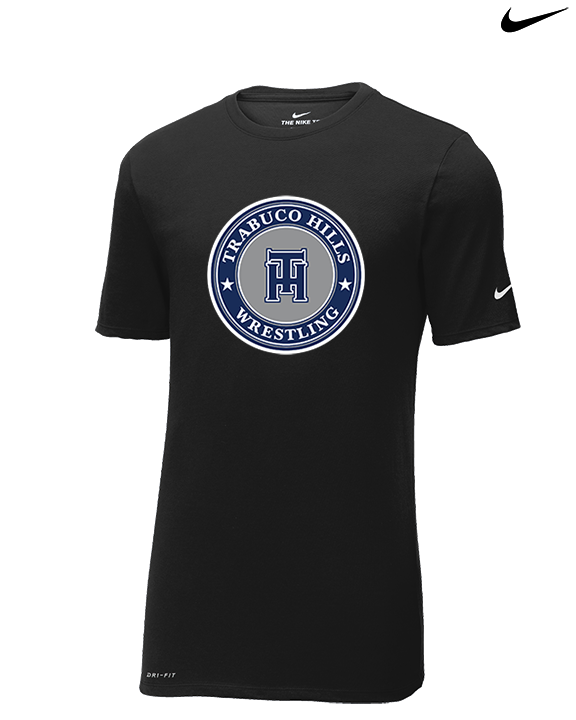 Trabuco Hills HS Wrestling TH Wrestling Circle - Mens Nike Cotton Poly Tee