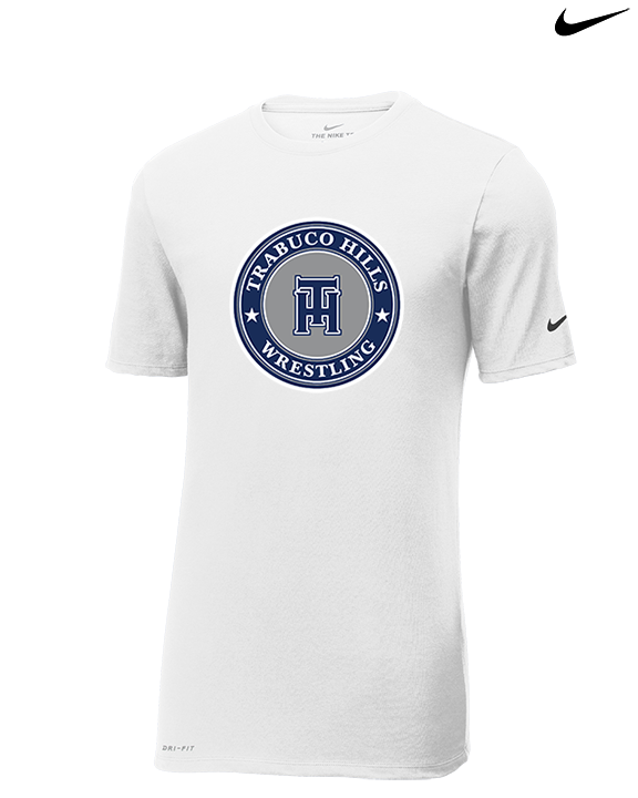 Trabuco Hills HS Wrestling TH Wrestling Circle - Mens Nike Cotton Poly Tee