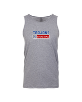 Tremper HS Girls Basketball Pennant - Mens Tank Top