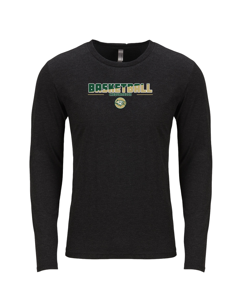 Chequamegon HS Boys Basketball Cut - Tri-Blend Long Sleeve