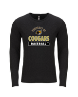 John F. Kennedy HS Baseball Property - Tri Blend Long Sleeve