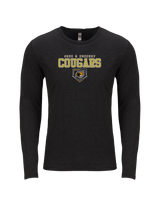 John F. Kennedy HS Baseball Mascot - Tri Blend Long Sleeve