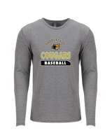 John F. Kennedy HS Baseball Property - Tri Blend Long Sleeve