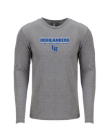 La Habra HS Basketball Border - Tri-Blend Long Sleeve
