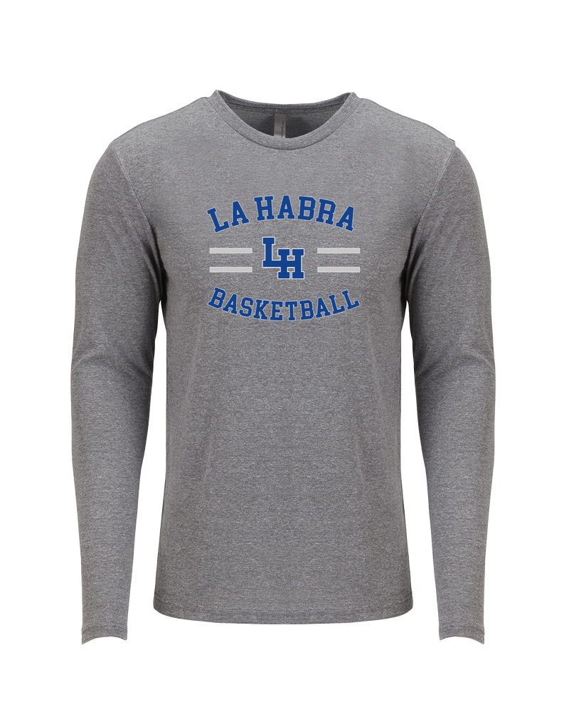 La Habra HS Basketball Curve - Tri-Blend Long Sleeve