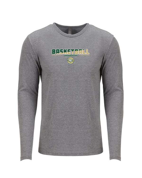 Chequamegon HS Boys Basketball Cut - Tri-Blend Long Sleeve