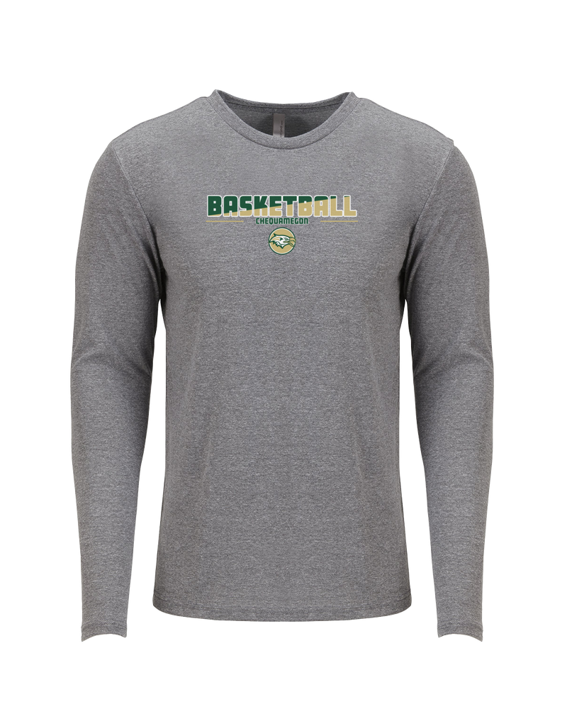 Chequamegon HS Boys Basketball Cut - Tri-Blend Long Sleeve