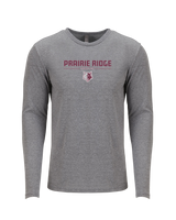 Prairie Ridge HS Wrestling Keen - Tri-Blend Long Sleeve