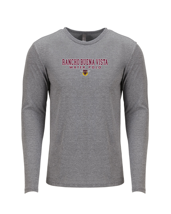 Rancho Buena Vista HS Water Polo Block - Tri Blend Long Sleeve