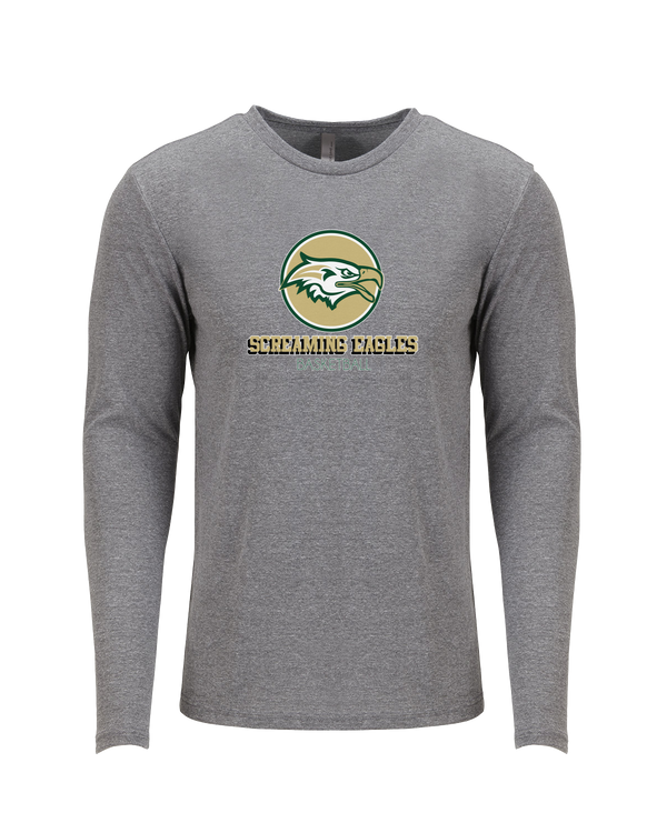 Chequamegon HS Boys Basketball Shadow - Tri-Blend Long Sleeve