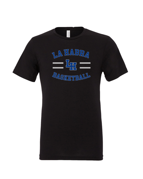 La Habra HS Basketball Curve - Tri-Blend T-Shirt
