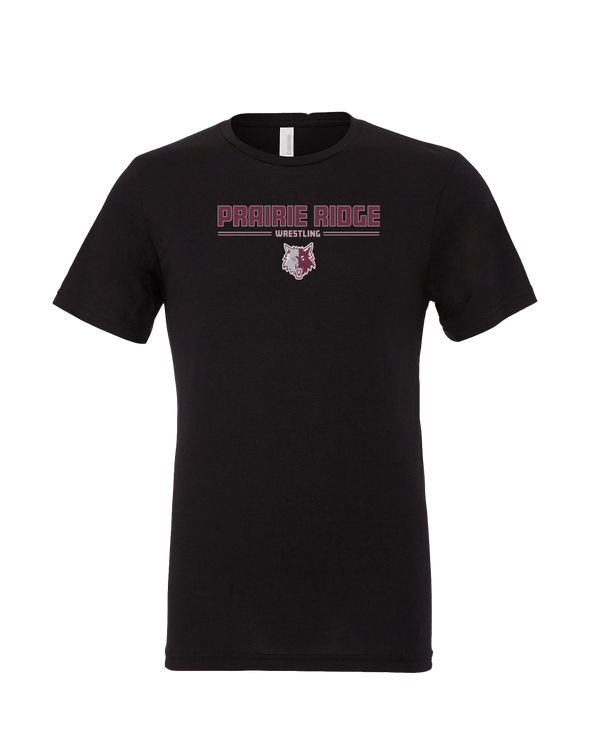 Prairie Ridge HS Wrestling Keen - Tri-Blend T-Shirt