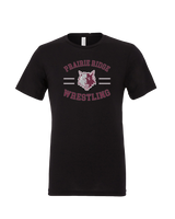 Prairie Ridge HS Wrestling Curve - Tri-Blend T-Shirt
