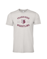 Prairie Ridge HS Wrestling Curve - Tri-Blend T-Shirt