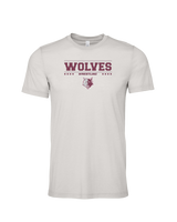 Prairie Ridge HS Wrestling Border - Tri-Blend T-Shirt