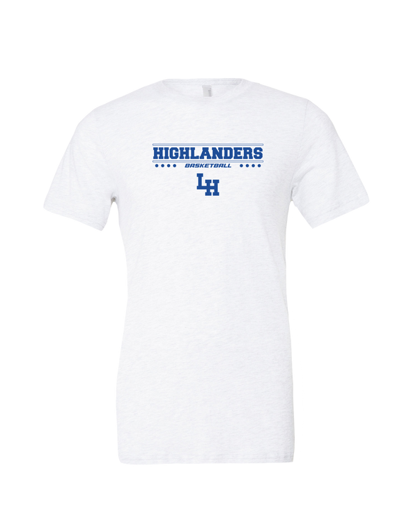 La Habra HS Basketball Border - Tri-Blend T-Shirt