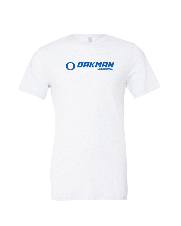 Oakman HS Baseball Switch - Tri-Blend T-Shirt