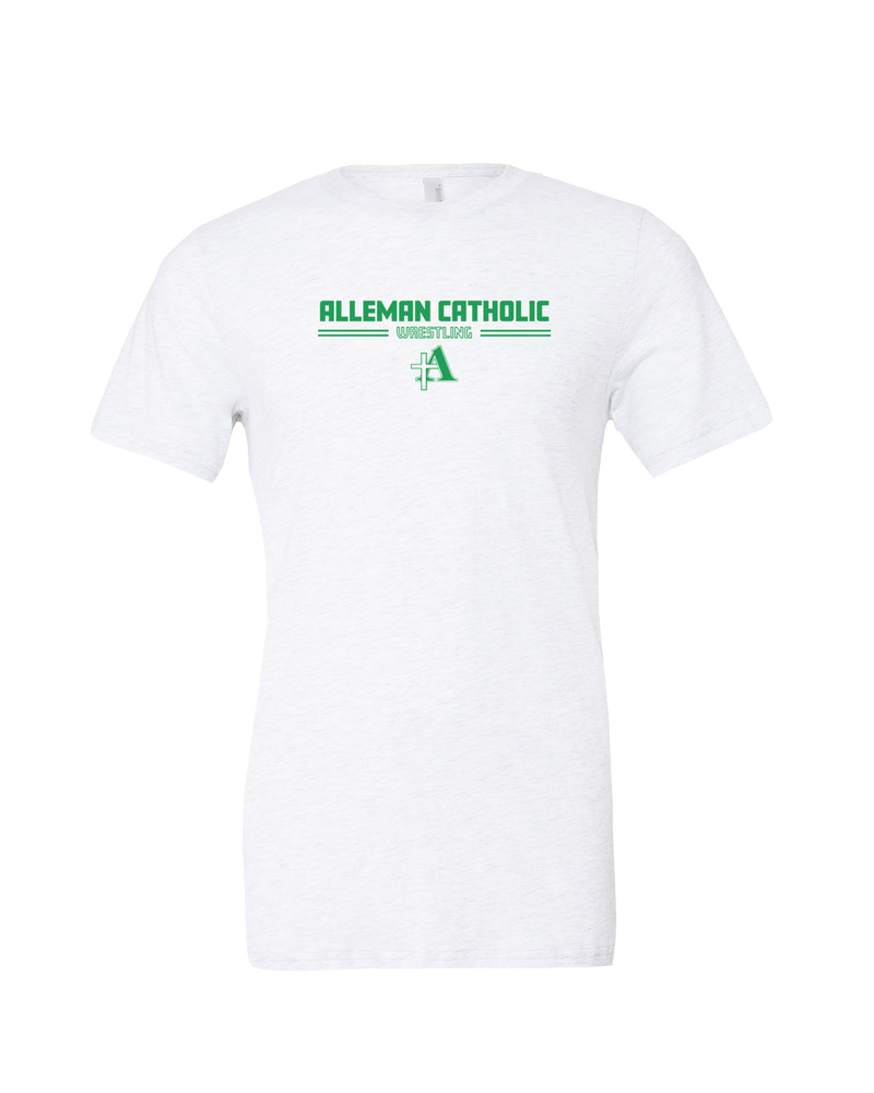 Alleman Catholic HS Wrestling Keen - Mens Tri Blend Shirt