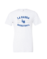 La Habra HS Basketball Curve - Tri-Blend T-Shirt